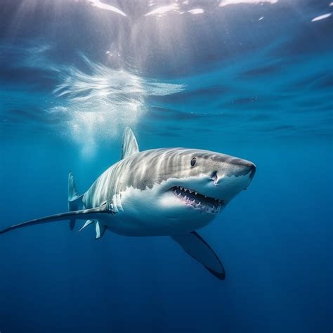 Premium AI Image | The white shark
