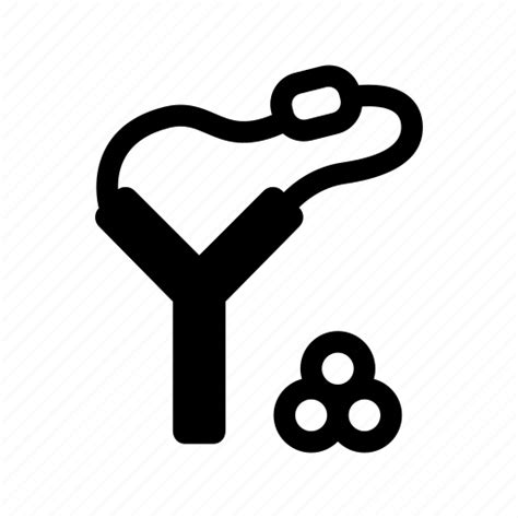 Outdoor Sling Slingshot Tool Weapon Icon Download On Iconfinder