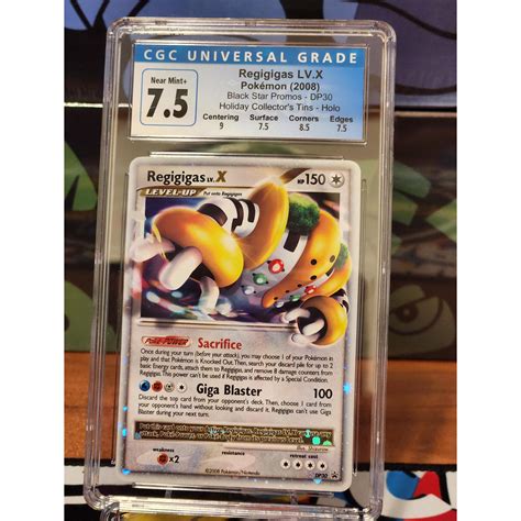 Pokémon Regigigas Lv x CGC 7 5 DP 30 Promo Graded Card