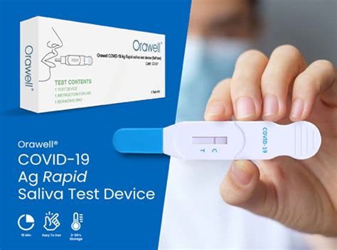 Orawell Saliva Covid Rapid Antigen Test Kit