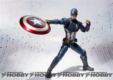 Captain America Civil War Sh Figuarts Captain America The Toyark