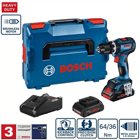 Акумулаторен ударен винтоверт Bosch Gsb 18v 90 C Professional