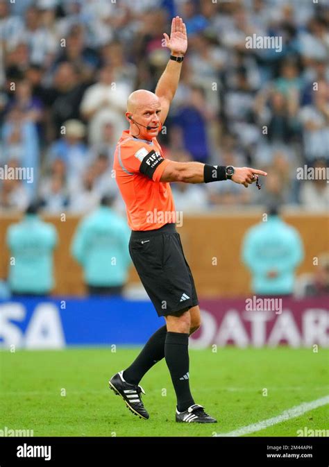 Referee Szymon Marciniak During The Fifa World Cup Final At Lusail