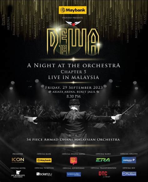 Dewa 19 A Night At The Orchestra Chapter 5 2xTicket Tickets