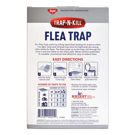 Enoz Trap N Kill Flea Trap Willert Home Products