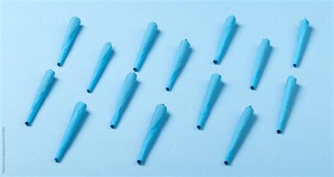 Blue Joints Pattern On Blue Background By Stocksy Contributor Eldad