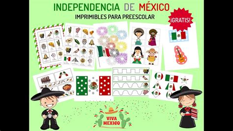 Actividades De Independencia De MÉxico Para Preescolar Homeschool Youtube