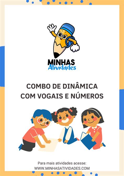 Combo de Dinâmicas Vogais e Números para Recortar B20 Conteúdos