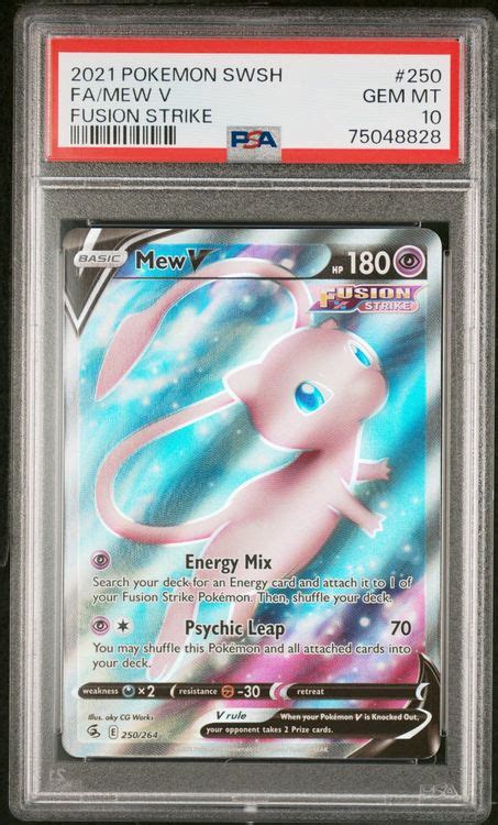 Pokemon Mew V 250 264 PSA 10 Kaufen Auf Ricardo