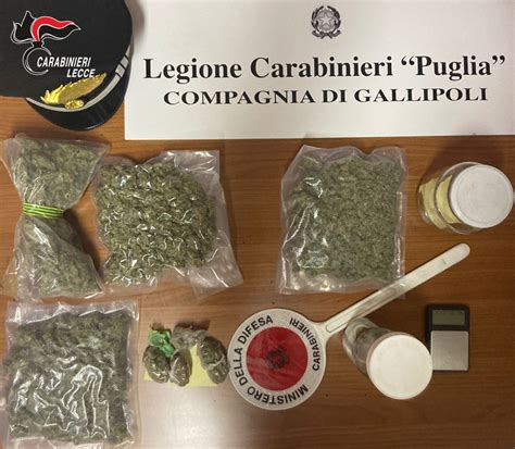 Contrasto Allo Spaccio Di Droga Arrestato 22enne Salentino