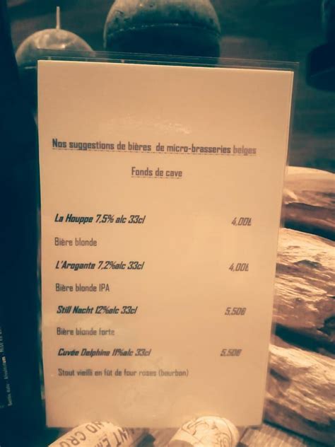 Menu At Le Bin Me Gourmand Clavier A