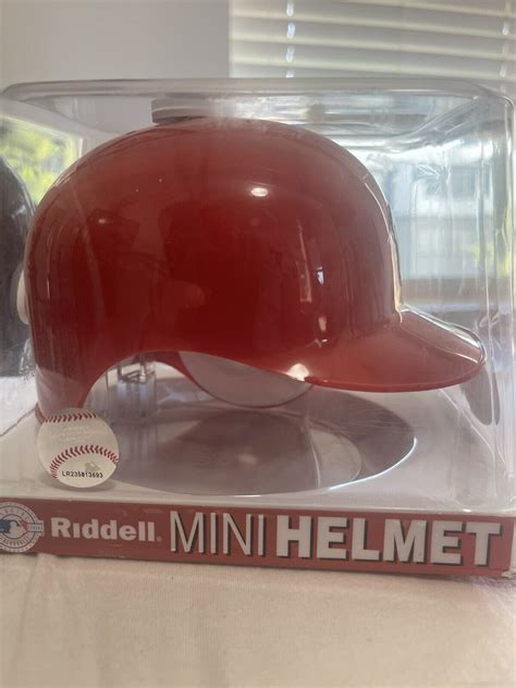 Washington Nationals Riddell Mlb Mini Baseball Batting Helmet With