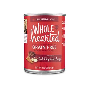 WholeHearted Grain Free Wet Dog Food Beef & Vegetables Recipe | Review ...