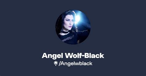 Angel Wolf Black Linktree