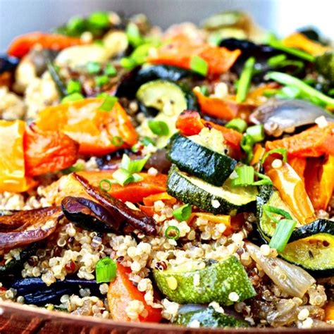 Recette De Salade De Quinoa Aux L Gumes Grill S Fatsecretfrance