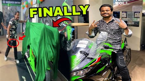 Finally Apni New Superbike Kawasaki Ninja Ki Delivery Le Hi Li Youtube