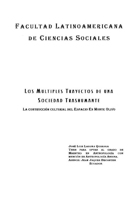 Pdf Facultad Latinoamericana De Ciencias Sociales Resolver Las