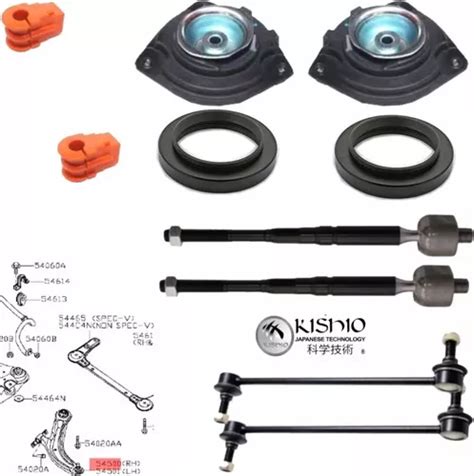 Kit Bases Baleros Bieletas Gomas Nissan Sentra B Meses