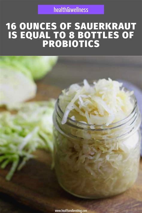 √ Store Bought Sauerkraut Probiotics