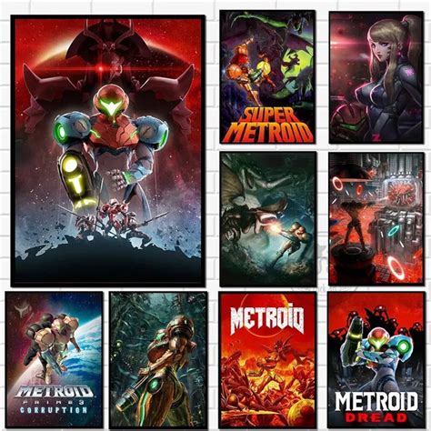 Metroid Poster 11 Models Metroid Prime Poster Metroid Art Metroid Prime