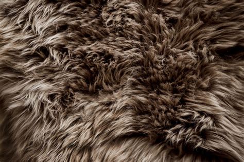 Premium Photo Closeup Of Brown Fur Texture Smooth Fluffy And