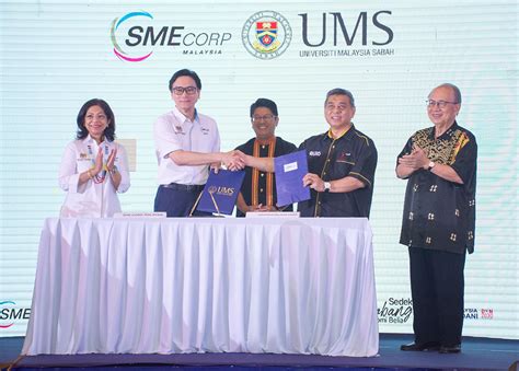 Sme Corp Meterai Mou Dengan Ums Bangunkan Pmks Di Sabah