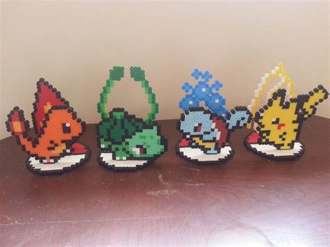 Pokemon Bead Sprites With My Original Stand And Background Decoration