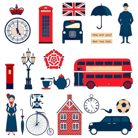 Premium Vector Set Of English Symbols