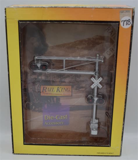 Sold Price: Model Train / Railroad: Scale Operating RR Crossing Signal