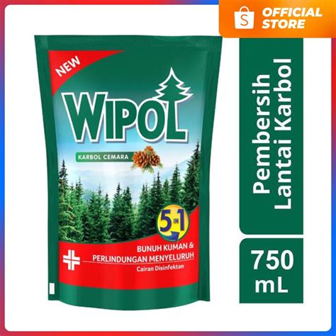 Jual Wipol Karbol Lantai Refill 750ml Cairan Sabun Pembersih Lantai Shopee Indonesia