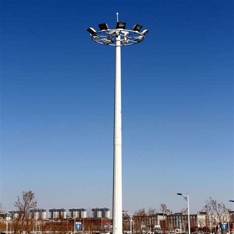 M Hot Dip Galvanized High Mast Lighting Stadium Led Flood Lamp Pole