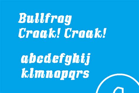 Bullfrog Font Heaven Castro Fontspace