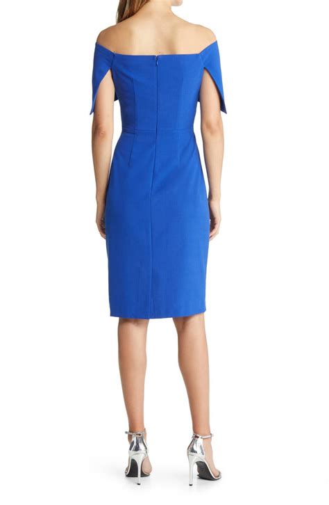 Vince Camuto Off The Shoulder Sheath Dress Nordstrom