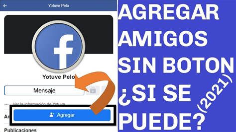 Como Agregar Amigos En Facebook Si No Esta El Boton De Agregar En