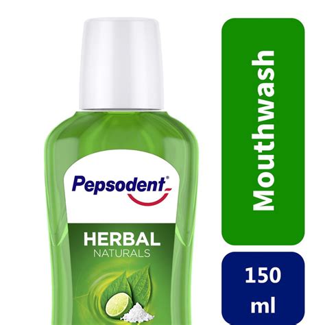 Jual Pepsodent Mouthwash Herbal Natural Ml Shopee Indonesia