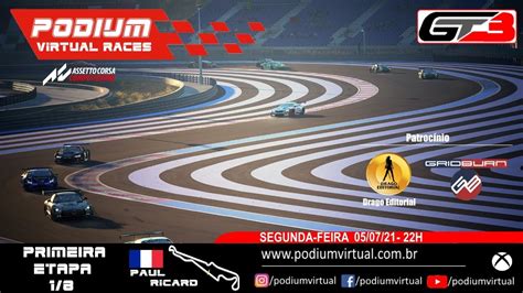 Podium Virtual Acc Xbox L Gt Cup T Etapa De