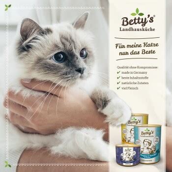 Betty s Landhausküche Huhn mit Kalb Borretschöl 6 x 200g für Katze