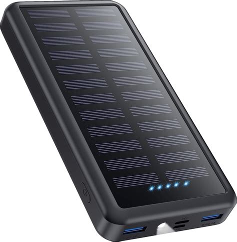 Portable Charger Power Bank Mah Solar Charger Pd A Usb C Fast