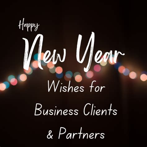 New Year Wishes for Business Clients & Partners | Mailsoftly