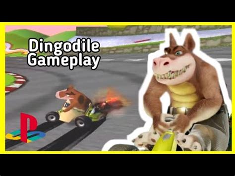 Crash Team Racing (CTR) - Dingodile Gameplay (PS 1) - YouTube