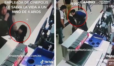 Es Una Hero Na Empleada De Cin Polis Salva A Ni O De Morir Asfixiado