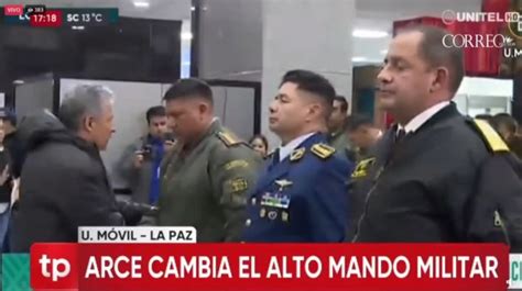 El Presidente Arce Posesiona A Nuevo Alto Mando Militar