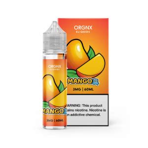 Orgnx Nic Base Ice Mango Cigis Y Punto