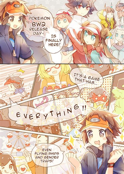 The Big Imageboard Tbib 6girls Bel Pokemon Bow Brown Hair Comic