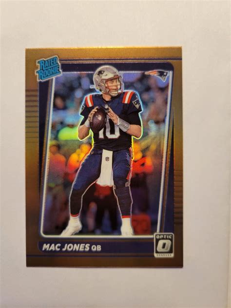 2021 Donruss Optic Mac Jones BRONZE RATED ROOKIE SSP No 206 EBay