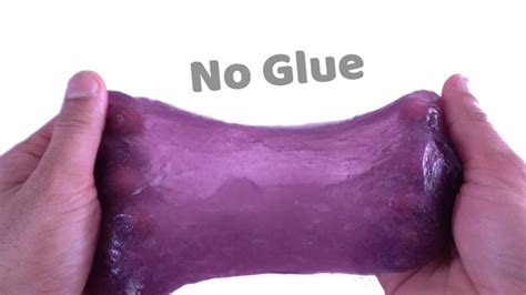 How To Make Slime Without Glue No Glue Slime With Borax Youtube