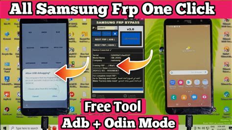 All Samsung Frp Bypass Free Tool On Click Frp Youtube