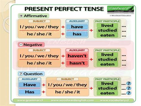 Present Perfect Tense - презентация онлайн
