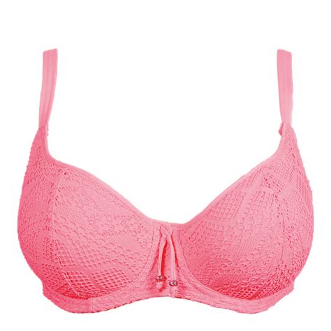 Pink Sundance Flamingo Sweetheart Padded Bikini Top BrandAlley