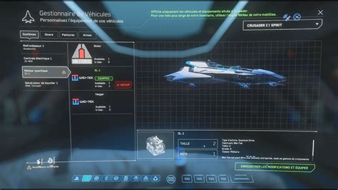 Star Citizen Tuto Comment Quiper Le Crusader C Spririt Balistique